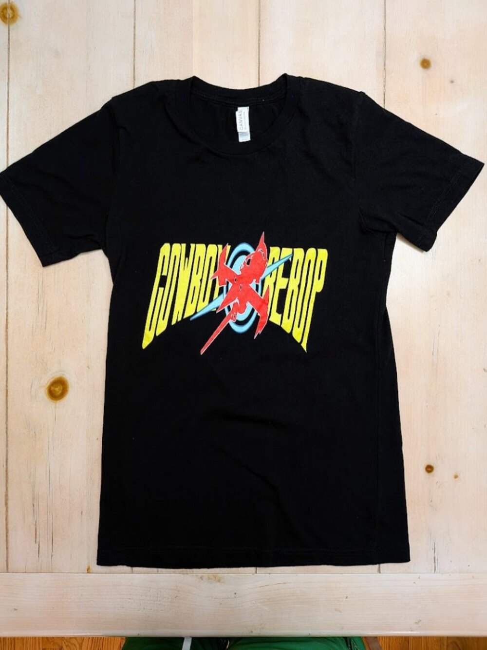 Cowboy Bebop Spike Spiegel Graphic Black Anime T-Shirt